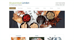 Desktop Screenshot of acupuncture-london.co.uk